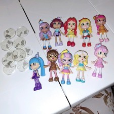 Job Lot Of Shopkins Happy Places Lil Shoppies Dolls Bundle - Dolls & Stands Only