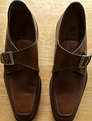 Benter men brown leather - men's,