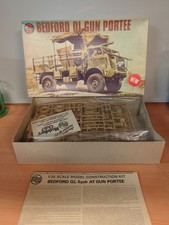 Vintage Airfix 1/35 Bedford QL Gun Porter Unbuilt Model Kit