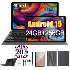 2025 Android 15 Tablet 256GB ROM (1TB TF) 11 inch 5G WiFi 8600mah Dual Camera 2K