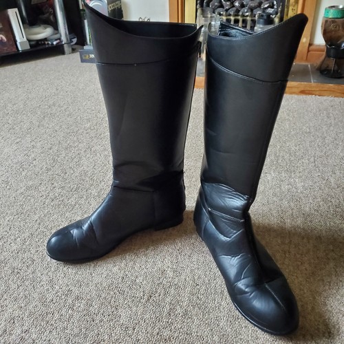 Mens fantasy black jackboots - fantasy,