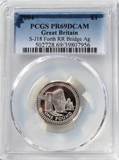 2004 £1 One Pound Silver