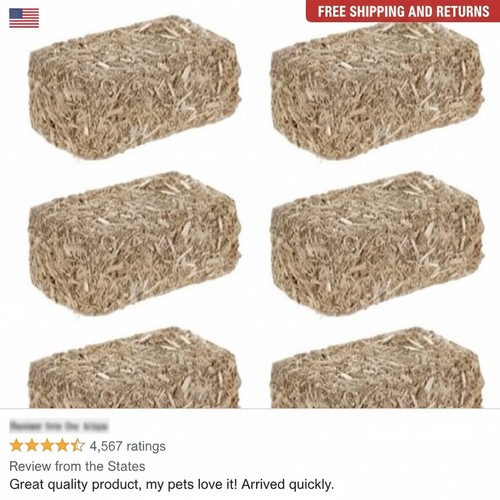 Charming mini plastic hay - charming,