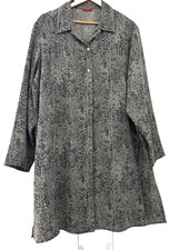 CODA.  SNAKESKIN PRINT TUNIC