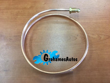 Wolseley 1500 Riley 1.5 Copper Fuel Pipe Tank to Pump with Brass Union