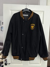 Wolverhampton Wanderers Varsity Bomber Jacket Wool 1992/93 Molinique Large L