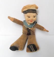 OLD NORAH WELLINGS SAILOR CLOTH DOLL WITH LABEL