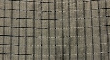 100% silk taffeta ribbed check. Schumacher fabric by the yard 54" wide