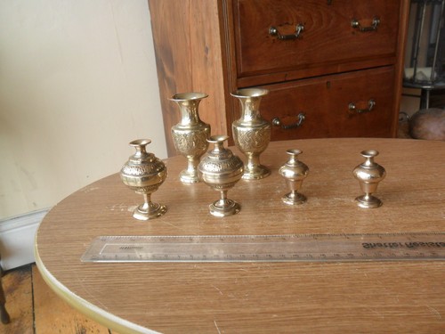 Vintage small brass - small, engraved