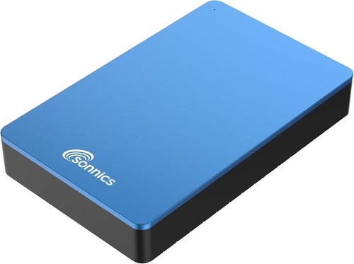 Sonnics 500gb blue external - blue,