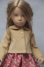 OOAK Handmade Outfit for Sasha Doll 16" or 17" – Coat Dress Tights Boots