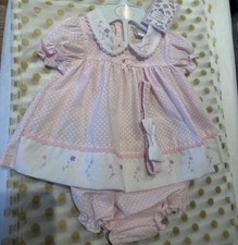 0-3m 3 Piece Set Dress