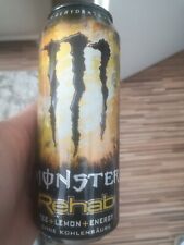 Energy Drink. Monster. Rehab