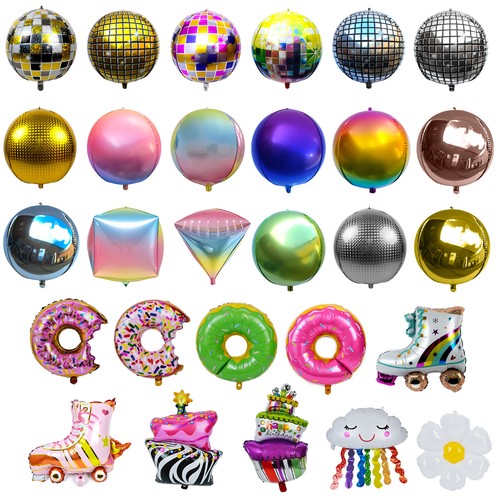 Disco foil balloons - 4d,