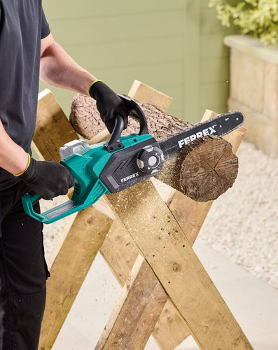 Ferrex 40v cordless chainsaw - chainsaw,