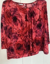 Ladies Susan Graver Floral Top