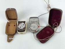 Vintage Light Meters x 2, With