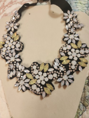 Crew fabric back beaded - j,