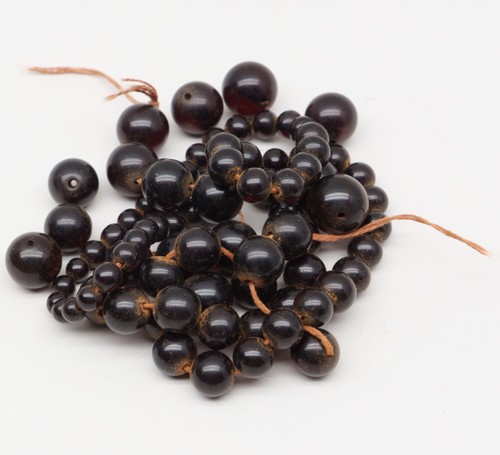 Loose unstrung dark black - loose, 'black'