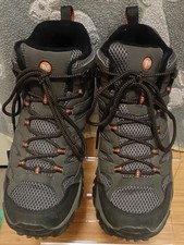 Merrell Men's Goretex Waterproof Walking Boots Size 9.5 Vibram Soles Very Good