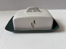 Denby Greenwheat Butter Dish &