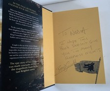 War Lord - Bernard Cornwell - Hardback - Signed 1st Ed - Interesting Inscription