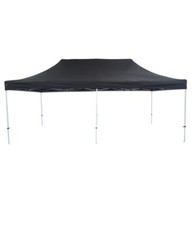MCD Pop 32mm Black Heavy Duty Pop Up Gazebo 3m x 6m Easy Up Market Stall