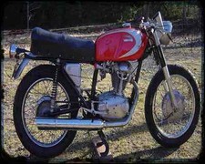 Ducati 250 Diana A4 Photo Print Motorbike Vintage Aged