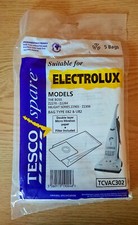 4 x Tesco Vacuum Bags TCVAC302 for Electrolux Models The Boss Z2270 - Z2284 etc.
