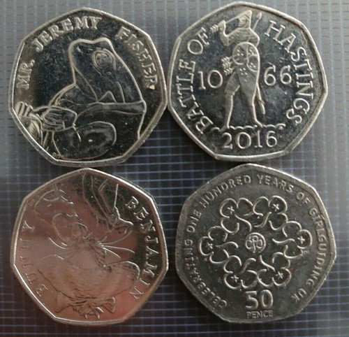 Decimal 50p fifty - 50p,
