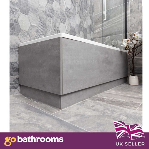 Concrete grey mdf 1800mm - concrete,