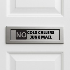 2x No Junk Mail & Cold Callers