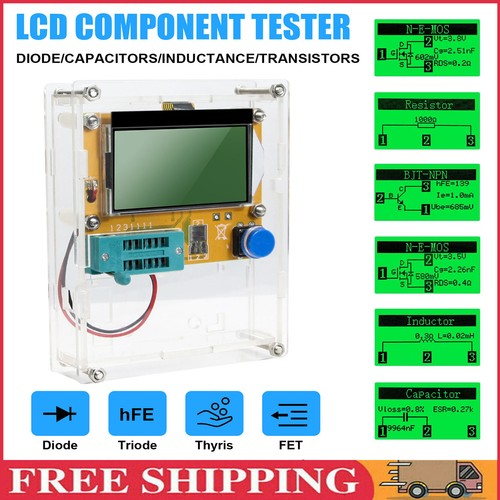 Digital lcd component tester - component,