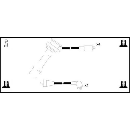 Leads ignition cable - leads,