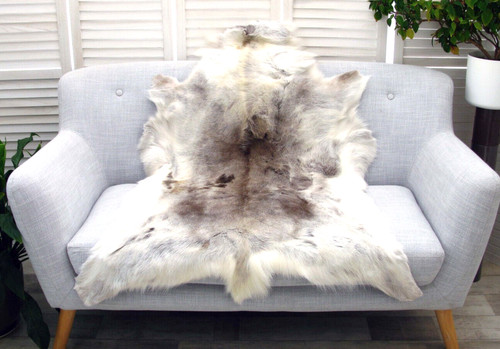 Genuine reindeer hide rug - genuine,