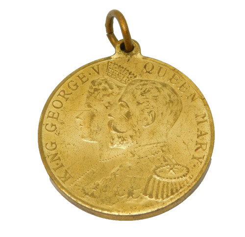 Gold plated king george - gold,