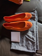 Alexander McQueen Orange Flat