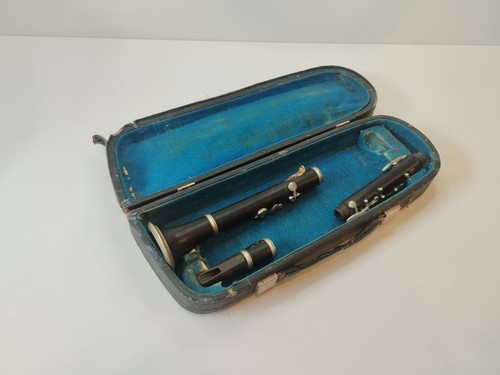 Vintage wooden clarinet - vintage,