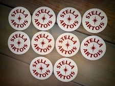 10 x Stella Artois Beer Mats - Home Bar / Pub Experience