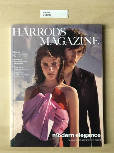 Harrods magazine august 2019 - harrods,