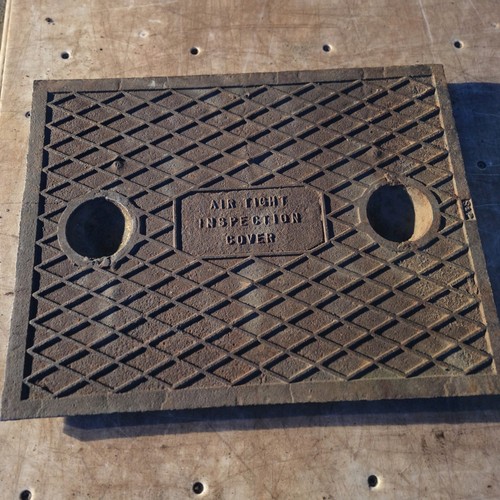 Cast iron manhole - cast,
