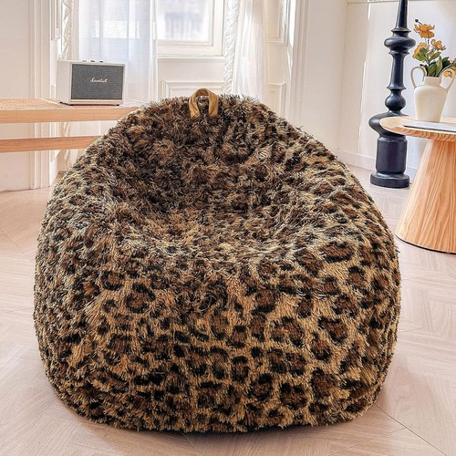 Faux fur leopard print - fur,