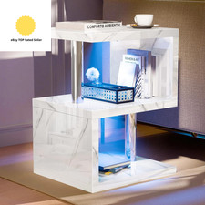 High Gloss Sofa End Table