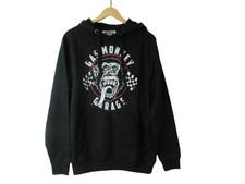 Gas Monkey Hoodie Black Size Medium Black Cotton Blend Men's Graphic Preloved 