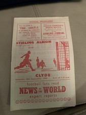 Stirling Albion v Clyde 1958