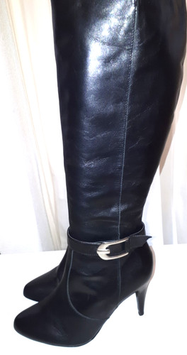 Next black leather - leather, ?