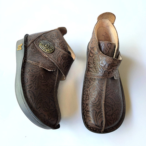 Alegria caiti embossed leather - caiti,