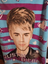 Justin bieber fleece blanket - bieber,