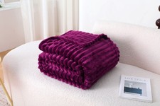 Chunky Cord Ribbed Throw
