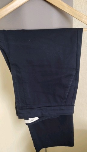 Blue ankle grazer trousers - ankle,